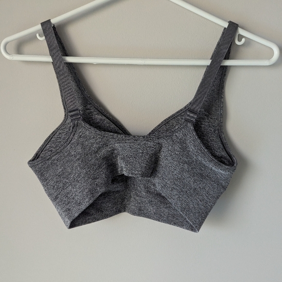 Grey Puma Sports Bra - Picture 3 of 4